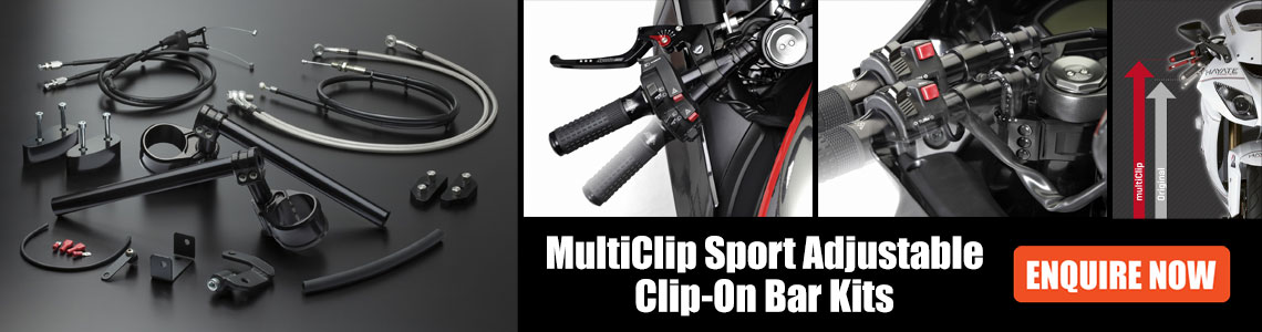 Clip-on Bar Kits from Hotbike. Motorcycle parts you need